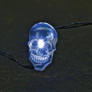 Halloween Spooky Scary Skull LED Hanging String Lights Gothic Home Decor